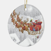 Décoration En Céramique Le Père Noël (Gauche)