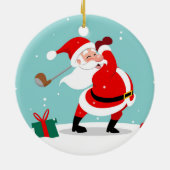 Décoration En Céramique Le Père Noël (Dos)