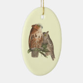 Décoration En Céramique Le Petit Chouette (Bubo asio) (Droite)