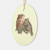 Décoration En Céramique Le Petit Chouette (Bubo asio) (Gauche)