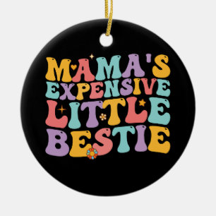 Décoration En Céramique Le petit rétro cher de super Mama