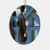 Décoration En Céramique Le Pont de l'Europe par Gustave Caillebotte (Droite)