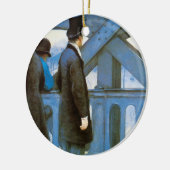 Décoration En Céramique Le Pont de l'Europe par Gustave Caillebotte (Gauche)