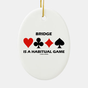 Décoration En Céramique Le pont est les costumes habituels d'une carte du