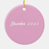 Décoration En Céramique Le premier Noël de Cocker Spaniel (Dos)