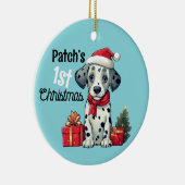 Décoration En Céramique Le premier Noël de Dalmatie (Droite)