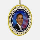 Décoration En Céramique Le Président Obama Inauguration (Droite)