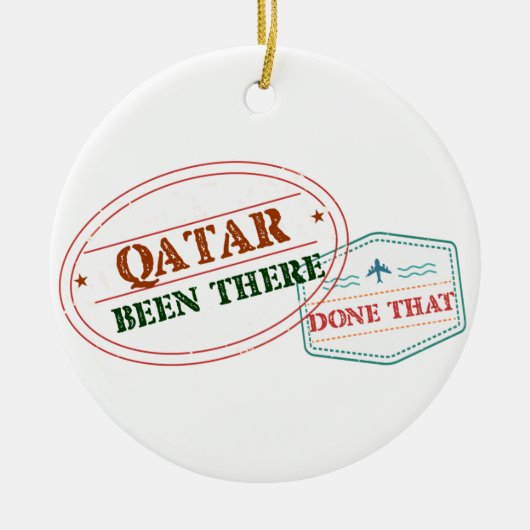 Décoration En Céramique Le Qatar là fait cela (Devant)