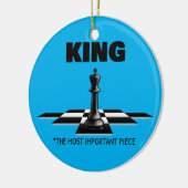 Décoration En Céramique Le Roi La Pièce La Plus Importante (Gauche)