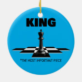 Décoration En Céramique Le Roi La Pièce La Plus Importante (Dos)