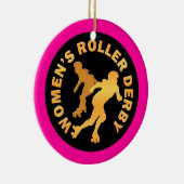 Décoration En Céramique Le rouleau Derby des femmes (Droite)