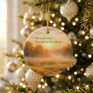 Décoration En Céramique Le Seigneur est Proche Encouragement de la Foi Chr