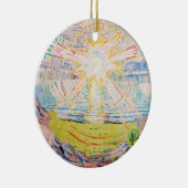 Décoration En Céramique Le soleil par Edvard Munch (Droite)