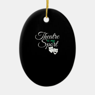 Décoration En Céramique Le Théâtre Est Mon Sport Théâtre Musical Acteu