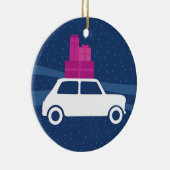 Décoration En Céramique Le trafic de Noël de Mini Cooper (Droite)