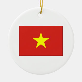 Décoration En Céramique Le Vietnam - drapeau vietnamien