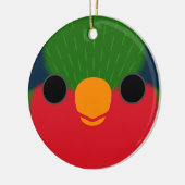 Décoration En Céramique Le visage d'un lorikeet de Kuhl (Gauche)