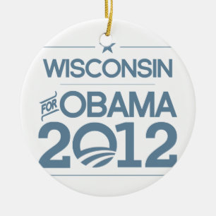 Décoration En Céramique Le WISCONSIN POUR OBAMA 2012.png
