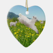 Décoration En Céramique Leaping Lambs Easter (Droite)