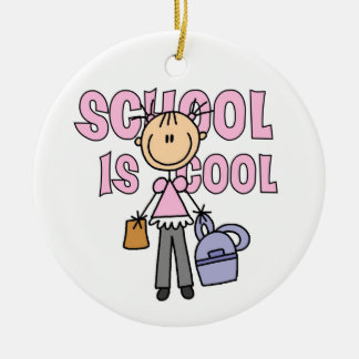 Décoration En Céramique L'école de filles est Cool