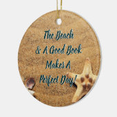 Décoration En Céramique Lecture Au Beach Book Club Group Bookworm (Gauche)