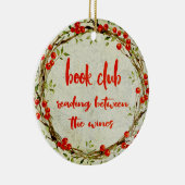 Décoration En Céramique Lecture drôle de club de lecture entre les (Droite)