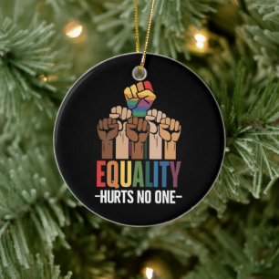 Décoration En Céramique L'égalité ne nuit à personne Fierté LGBTQ Droits d