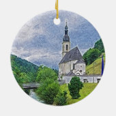Décoration En Céramique L'église de Ramsau - idyll (Dos)