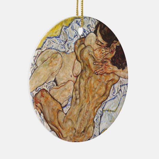 Décoration En Céramique L'Embrace Egon Schiele (Droite)
