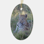 DÉCORATION EN CÉRAMIQUE LEOPARD (Gauche)