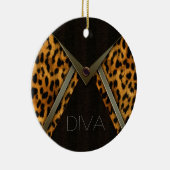 Décoration En Céramique Leopard Arbre de Noël Onaments (Droite)
