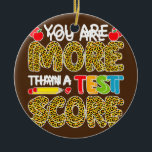 Décoration En Céramique Leopard Vous Êtes Plus Qu'Un Jour De Test Score<br><div class="desc">Leopard Vous Êtes Plus Qu'Un Test Score Test Test Day Cadeau. Un cadeau parfait pour votre père, maman, papa, hommes, femmes, amis et membres de la famille le jour de Thanksgiving, Noël, Fête des mères, Fête des pères, 4 juillet, 1776 Jour indépendant, Fête des anciens combattants, Fête de l'Halloween, Fête...</div>