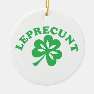 Décoration En Céramique Leprecunt Funny Irish Sarcastic St Patricks Day Sh