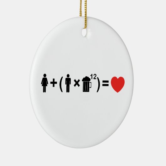 Décoration En Céramique L'équation d'amour pour les hommes (Droite)