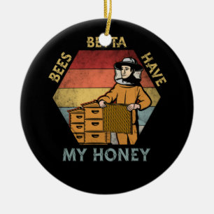 Décoration En Céramique Les abeilles ont mieux que mon miel pour les apicu