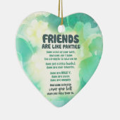 Décoration En Céramique Les amis sont comme des culottes (Droite)