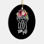 Décoration En Céramique Les amis sont Dieu meilleur cadeau (Droite)