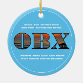 Décoration En Céramique Les Banques Extérieures Sunrise Texte Et Villes OB (Dos)