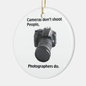Décoration En Céramique Les caméras ne tirent pas sur les gens (Gauche)