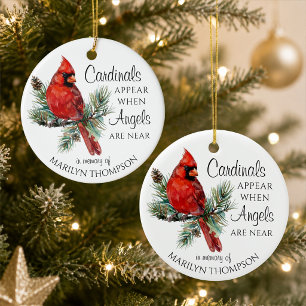 Décoration En Céramique Les Cardinals Mémoriaux Apparaissent Quand les Ang