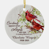 Décoration En Céramique Les Cardinaux Apparaissent Quand Les Anges Sont Pr (Devant)