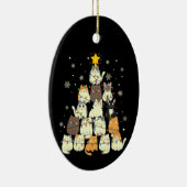 Décoration En Céramique Les chats dans l'arbre de Noël (Droite)