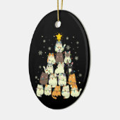 Décoration En Céramique Les chats dans l'arbre de Noël (Gauche)