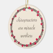 Décoration En Céramique Les chiropraticiens sont les travailleurs miracule (Gauche)