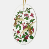 Décoration En Céramique Les colibris d'Allan et Fuschia (Gauche)