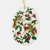 Décoration En Céramique Les colibris d'Allan et Fuschia (Dos)