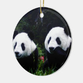 Décoration En Céramique Les couples mignons de panda (Gauche)