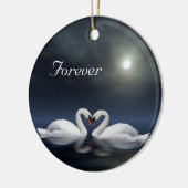 Décoration En Céramique Les cygnes qui aiment (Gauche)