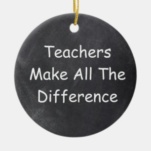 Décoration En Céramique Les enseignants font la différence Chalkboard Idée