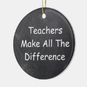 Décoration En Céramique Les enseignants font la différence Chalkboard Idée (Gauche)